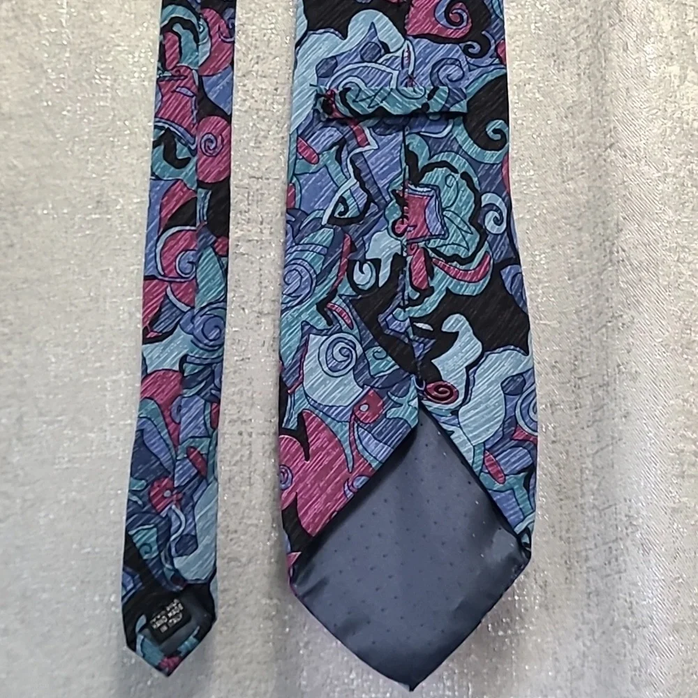 Silk Italy‎ Stylish Multicolor Men's Tie